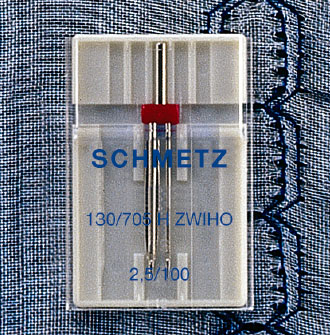 Aiguilles POUR OURLET A JOUR Double